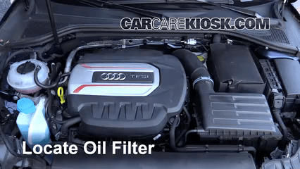 Oil & Filter Change Audi S3 (2015-2019) - 2017 Audi S3 Premium Plus 2